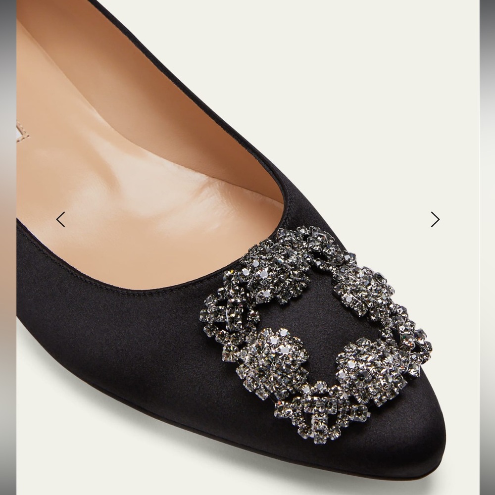MANOLO BLAHNIK HANGISIFLAT size 7 brand new